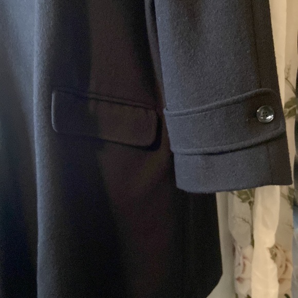 EUC Sag Harbor wool coat. Black, size 16 - Picture 3 of 9